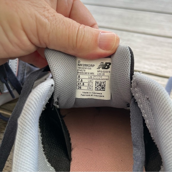 New Balance Numeric 288 Men's Gray Suede Leather Sneakers Size 8 - Picture 3 of 8